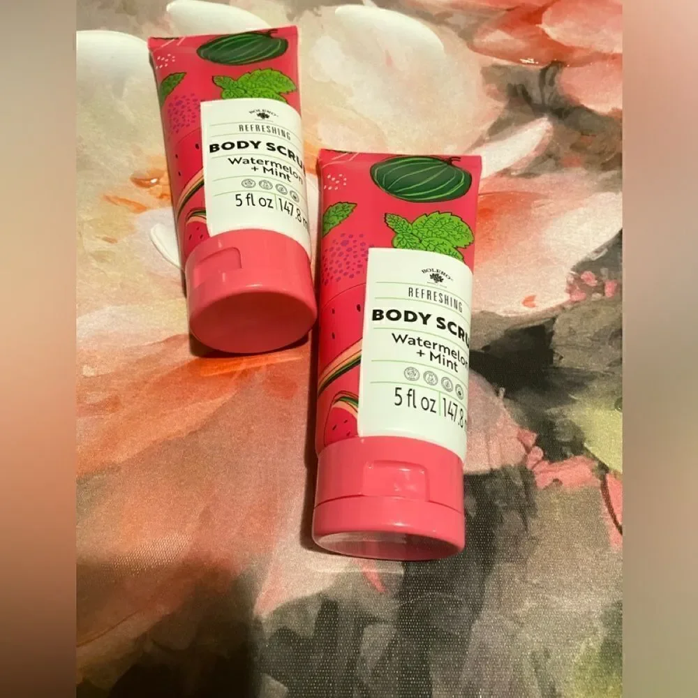 🛍️Bolero Beverly Hills pack of 2 Body scrub/watermelon + Mint Refreshing 5OZ🎀